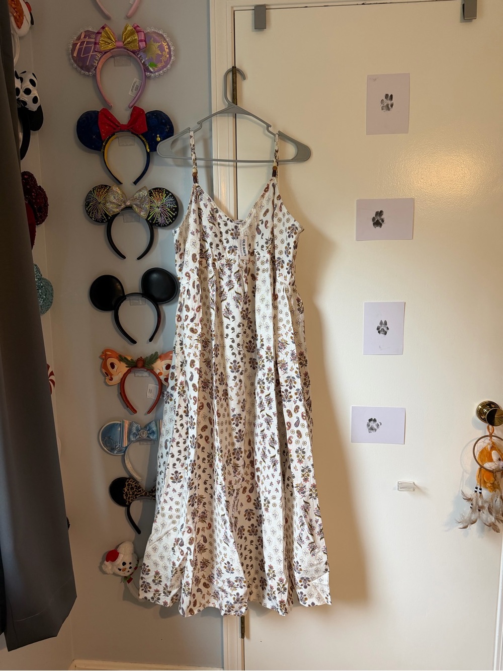 NWT Old Navy White Floral Maxi Dress